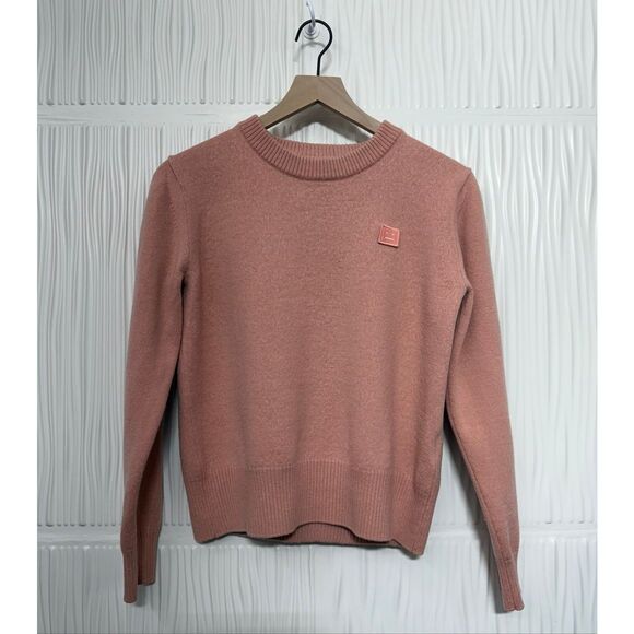 Acne Studios Mini Nalon Crew Neck Sweater 100% Wool - Picture 1 of 10